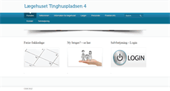 Desktop Screenshot of braedstruplaegehus.dk
